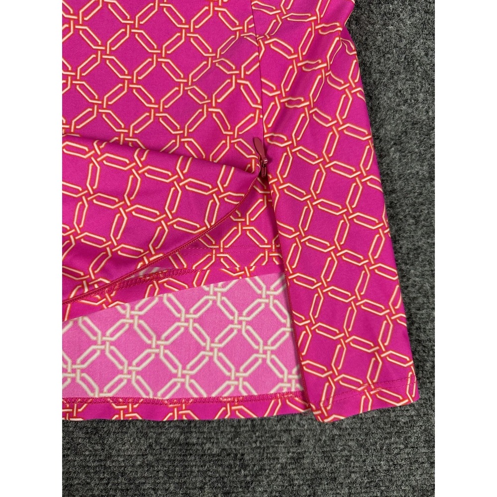 Jude Connally Skort Womens Small Geometric Print Stretch Pull On Tennis Golf USA - Picture 2 of 9
